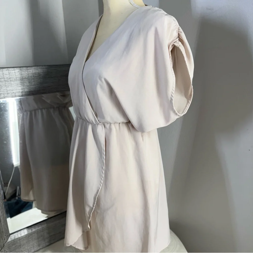 H&M Cream Dolman Sleeve V-Neck Sundress